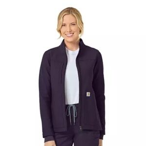 Carhartt Women's Deep Plum Zipper Utility Jacket